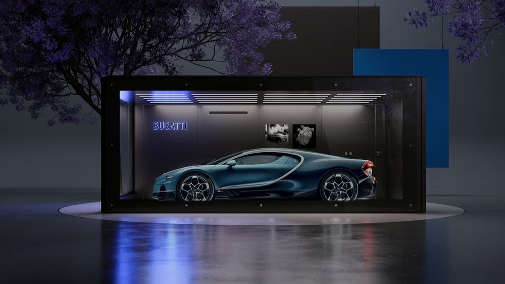 El lugar ideal para aparcar un Bugatti