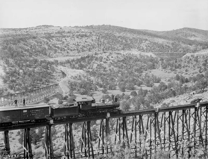 Los puentes de madera en los ferrocarriles de EE.UU.