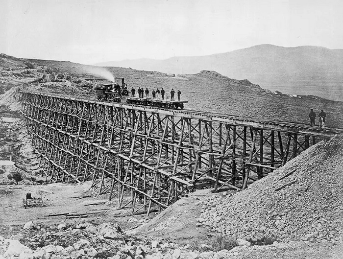 Los puentes de madera en los ferrocarriles de EE.UU.