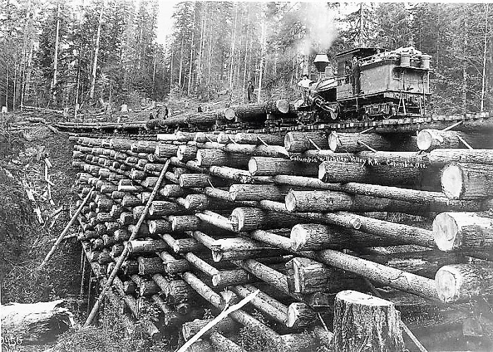 Los puentes de madera en los ferrocarriles de EE.UU.