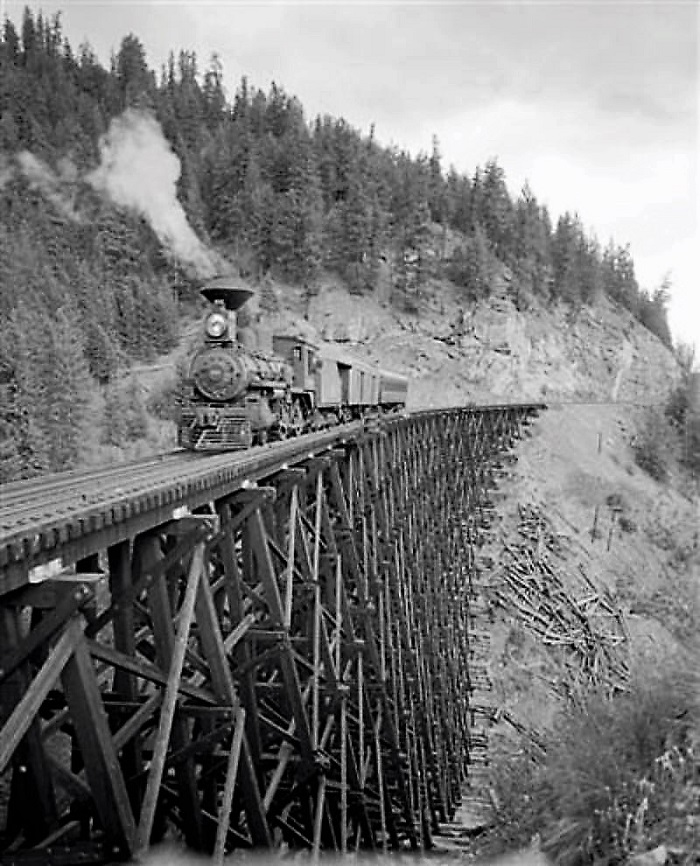 Los puentes de madera en los ferrocarriles de EE.UU.